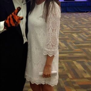 H&M Divided White Lace Dress (size M)